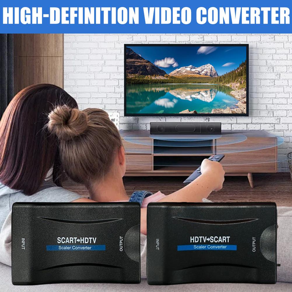 Scart To Hdmi - Конвертер-адаптер HDMI в SCART 1080P для
