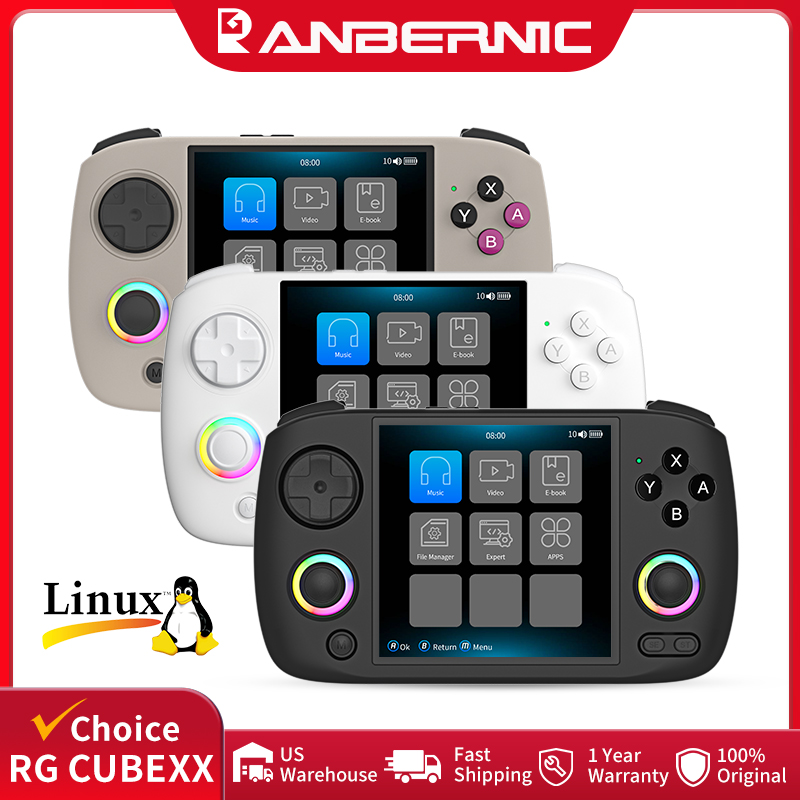 Retro Gaming Kiosk - Портативная игровая консоль ANBERNIC RG CubeXX,