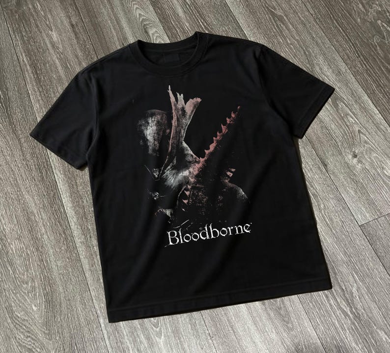 Игровая футболка Bloodborne Da – обзор и цена Retro Gaming T Shirt