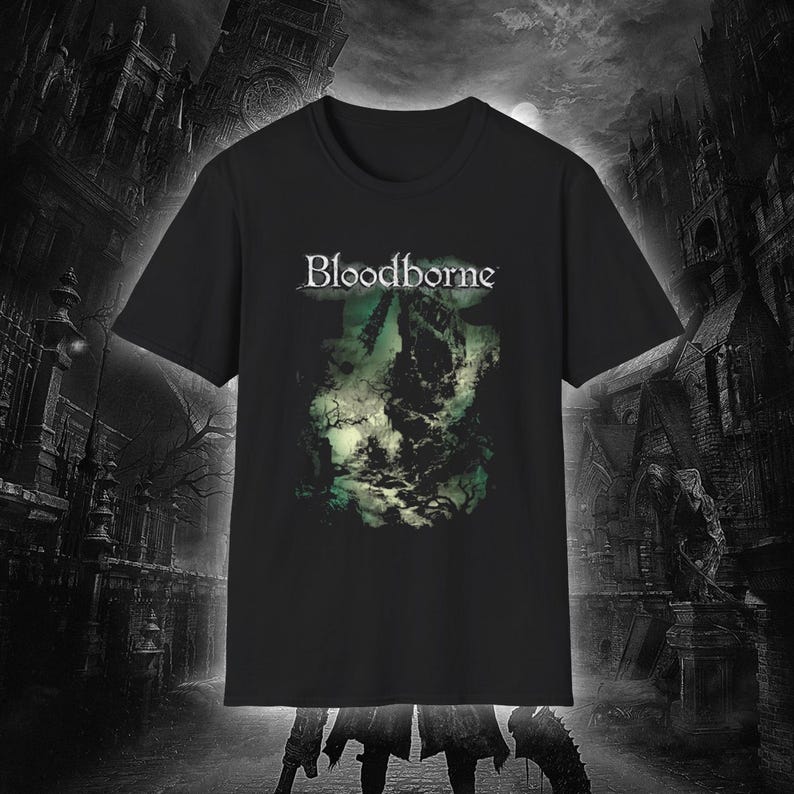 Игровая футболка Bloodborne Da – обзор и цена Retro Gaming T Shirt