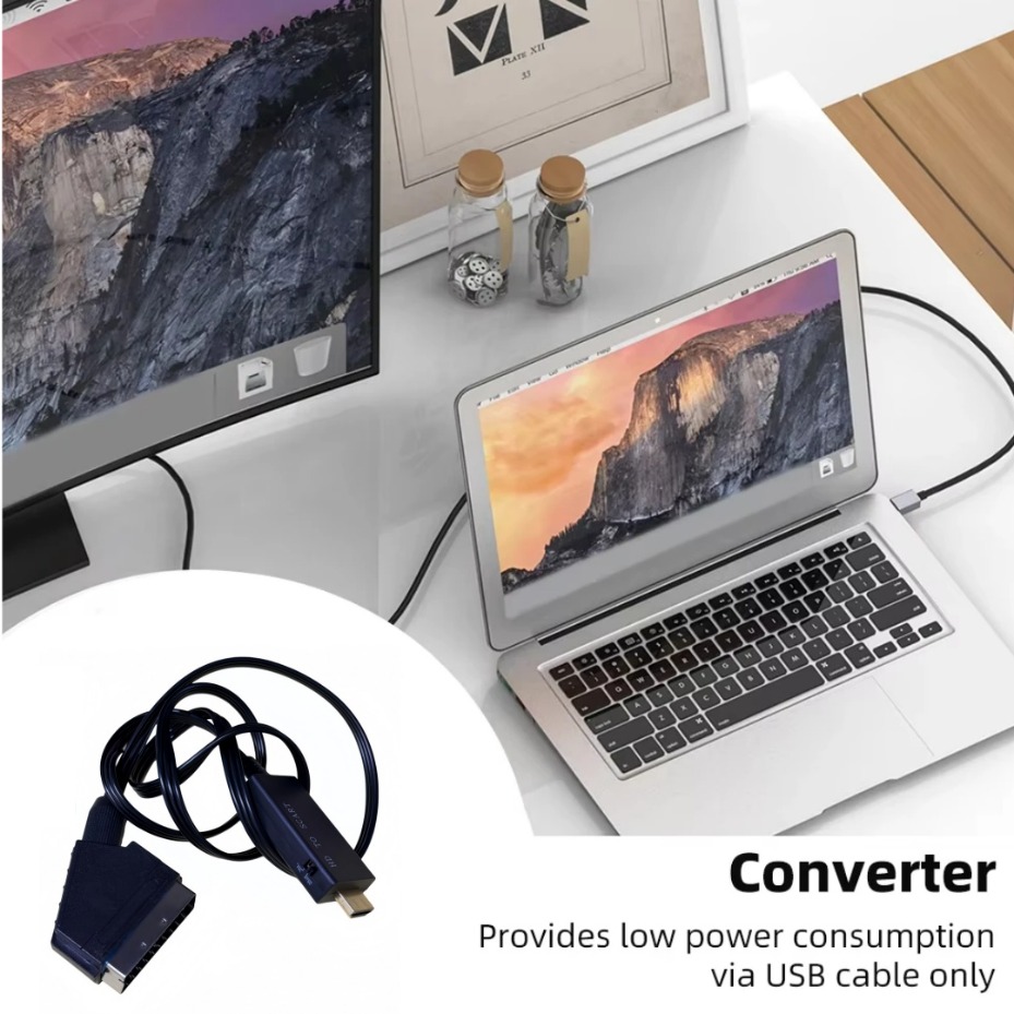HDMI-совместимый конвертер в S – обзор и цена Scart To Hdmi