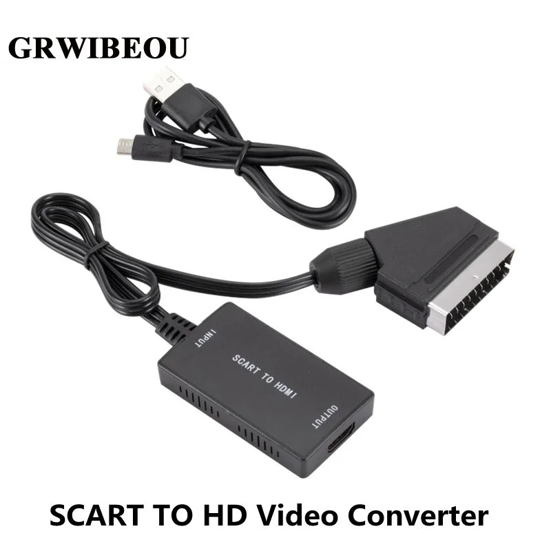 Конвертер SCART в HDMI с кабел – обзор и цена Scart To Hdmi